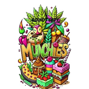 Sublimation de grignotines de marijuana png téléchargement numérique