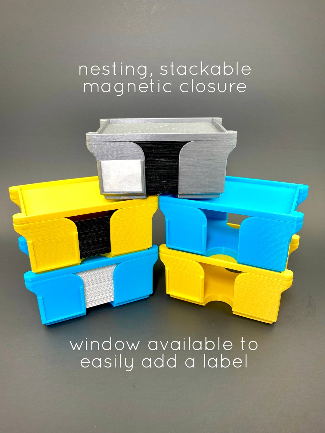 Ultimate Card Storage Deck Box No Assembly 3dprinted Trading Card Game