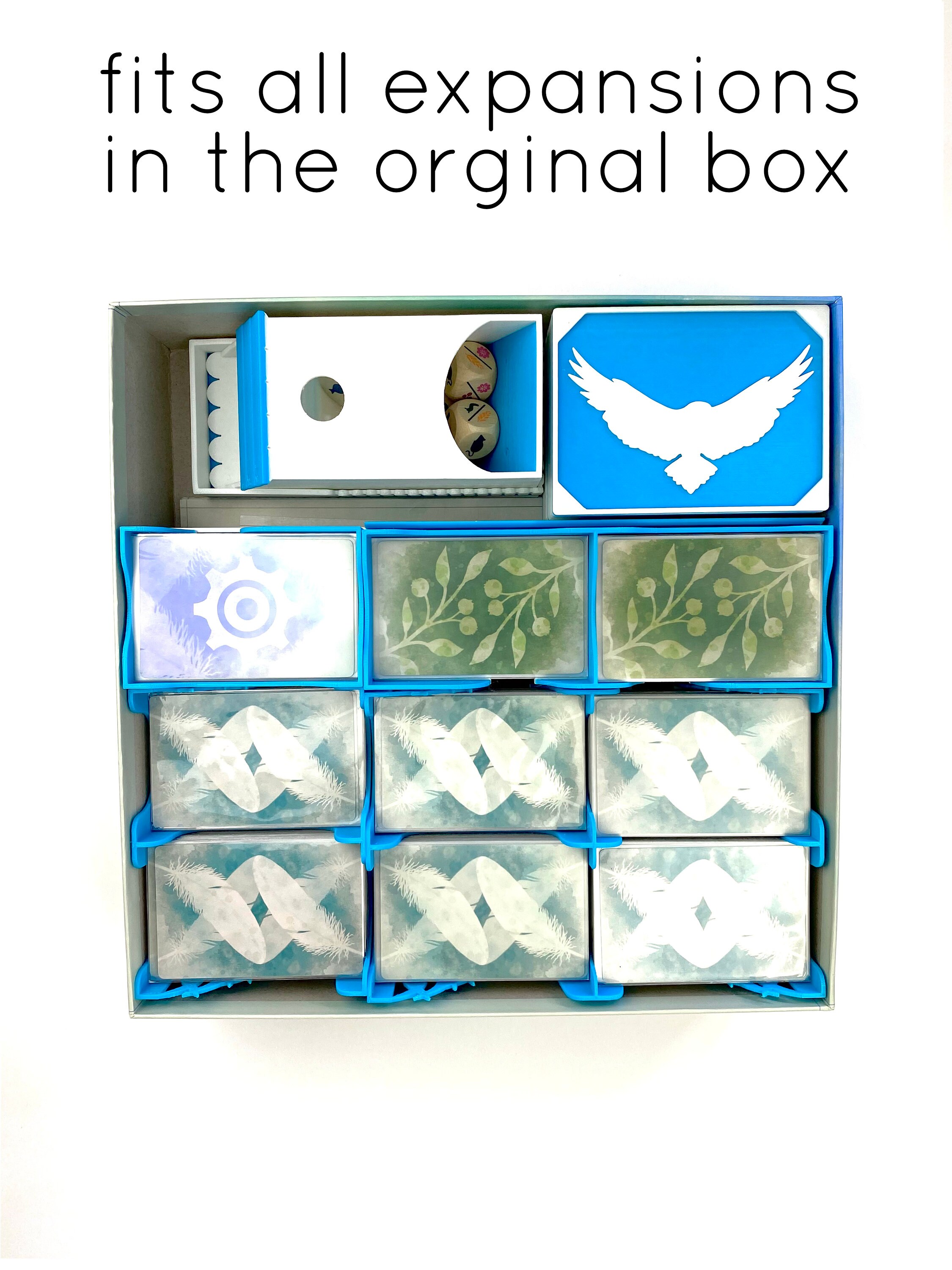 Ultimate Wingspan Upgrade Expansions Organizer Storage Etsy