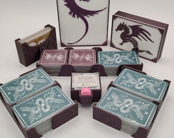 Ultimate Wyrmspan Upgrade Organizer | Dragon Academy Expansion | Storage | 3d Printed | Magnets