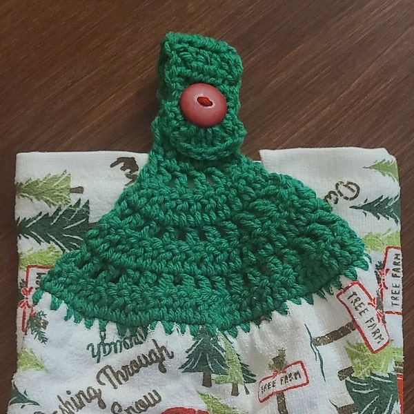 Crochet Towel Topper Pattern
