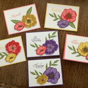 Tarjetas variadas, mejórate pronto, gracias, mis mejores deseos, con el más sentido pésame, feliz cumpleaños, pensando en ti, tarjetas de felicitación, tarjeta hecha a mano