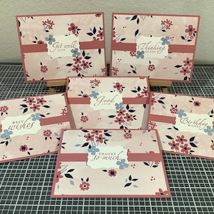 Tarjetas variadas hechas a mano, deseos de cumpleaños, mejórate pronto, pensando en ti, buena suerte, muchas gracias, mis mejores deseos, tarjetas hechas a mano