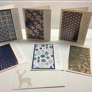 Tarjetas navideñas hechas a mano, vacaciones, Feliz Navidad, tarjeta hecha a mano