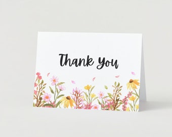 Printable Thank You Card - Etsy
