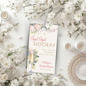 Pearls and Prosecco Bridal Shower Gift Tags, Pearls and Prosecco Thank You, Pearls and Prosecco Shower,Bridal Shower Champagne Brunch