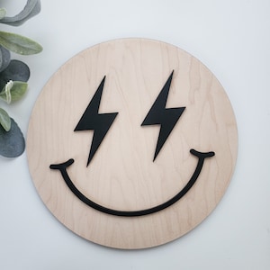 Smiley Face Sign, Happy Face Sign, Smiley Face, Retro Sign