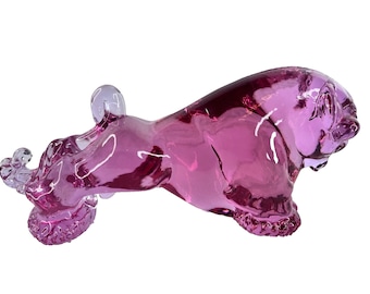 Heisey By Dalzell Viking Lavender Ice Bull Limited Edition (#268 Of 450) For HCA