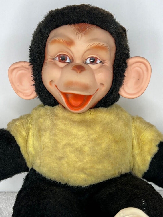 stuffed monkey from the 50s