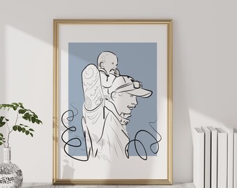 Custom Family Portrait Add Deceased Loved One