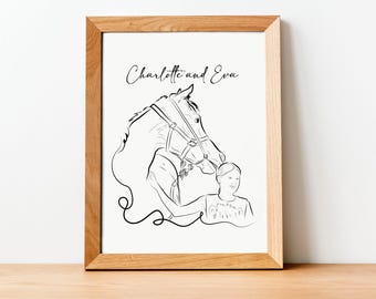 Custom Pet Sketch Portrait from Photo