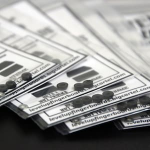 Beta Bushings - &quot;BLACK&quot; Professional Urethane Rubber Fingerboard Bushings for Blackriver, Berlinwood and more