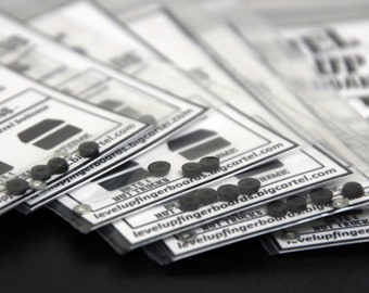 Beta Bushings - "BLACK" Professional Urethane Rubber Fingerboard Bushings for Blackriver, Berlinwood and more