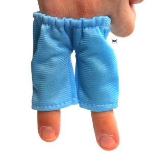 Finger Space &quot;Blue Lagoon&quot; Miniature Finger Shorts