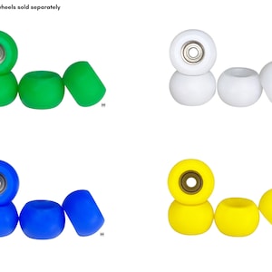 Roly Poly Rounded Fingerboard Wheels by Finger Space - Miniature Wheels for Fingerskates, Techdeck and Fingerboards