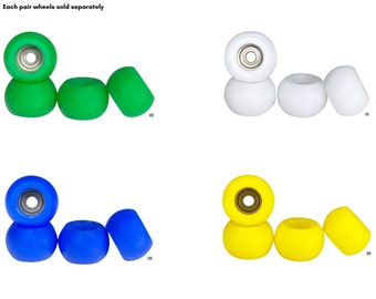 Roly Poly Rounded Fingerboard Wheels by Finger Space - Miniature Wheels for Fingerskates, Techdeck and Fingerboards