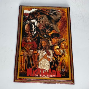 9x7 “The Nightmare on Elm Street” Freddy Krueger handmade movie mini poster wood art plaque