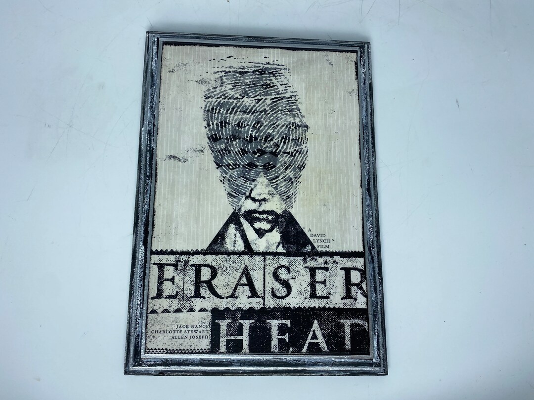 Eraserhead Handmade Horror Movie Mini Poster Wood Art Plaque Etsy