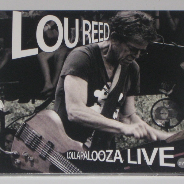 Lou Reed Rare Import DVD "Live At Lollapalooza Chicago Illinois August 9, 2009"