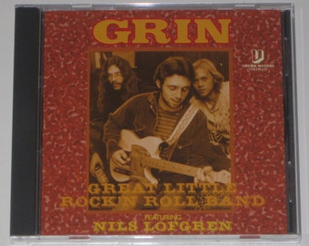 Nils Lofgren & Grin Rare Import CD "Great Little Rock 'N Roll Band, Live In Gaithersburg, Maryland December 12, 1973"