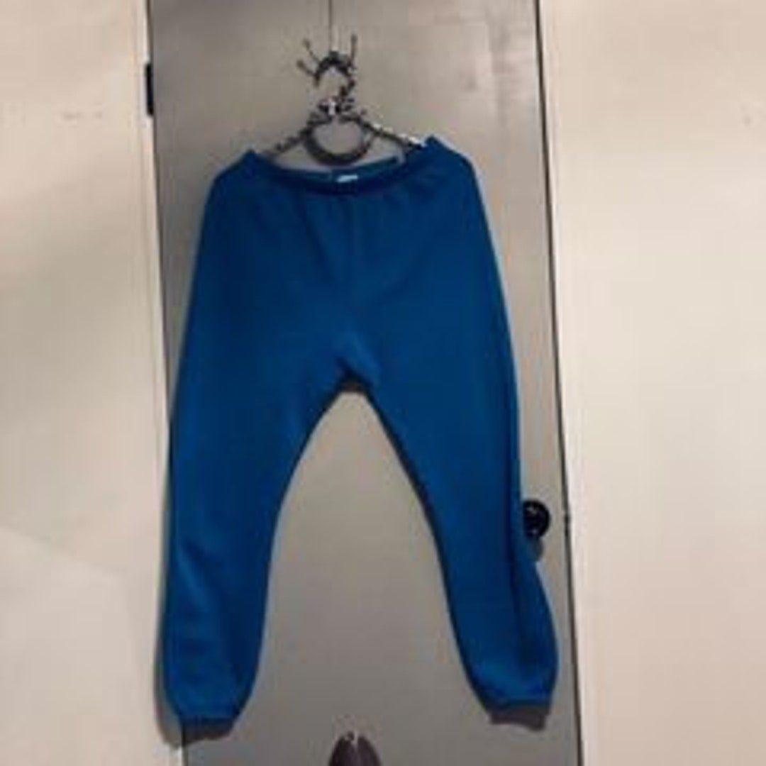 Vintage Electric Blue Sweatpants Etsy