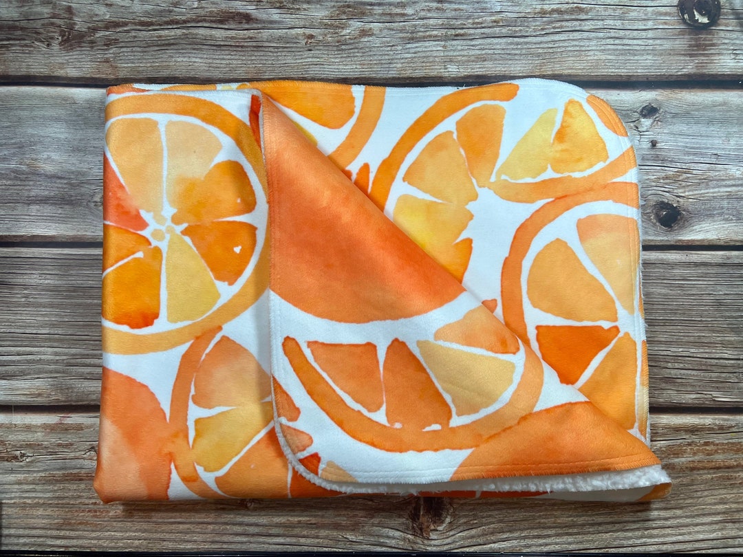 Oranges Blanket Etsy