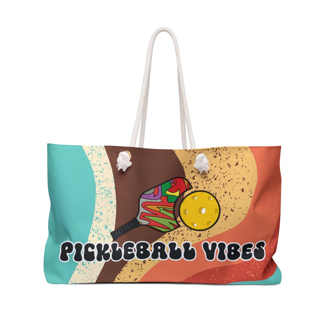 Pickleball Vibes Weekender Bag, Weekender Bag, Weekender Bag With Rope