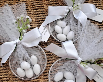 Sugared Almond Wedding Favours: Italian Bomboniere Guest Gifts