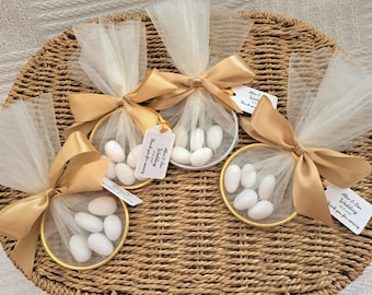Sugared Almond Favours, Elegant Guest Gifts for Weddings, Bridal Showers, Engagement & Anniversaries