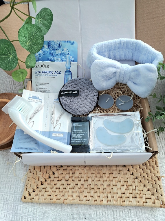 Blue Bliss Spa Box: Pampering Self Care Relaxation Gift Set, Suitable for many occasions