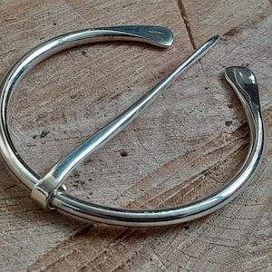 Celtic Brooch, Silver Celtic Brooch, Penannular Celtic Silver Brooch, Saxon Brooch, Ion Age style Brooch, Viking SIlver Brooch