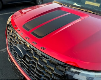 Motorkapafbeeldingen van LUDesignsNY op maat gemaakt en op maat gemaakt voor een Ford Explorer 2020-2026