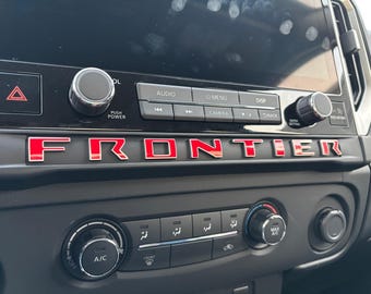 Premium Interior Graphic compatible with the 2025 Nissan Frontier SV, SL, S Model. Installation Video Included. Extra Set Included!