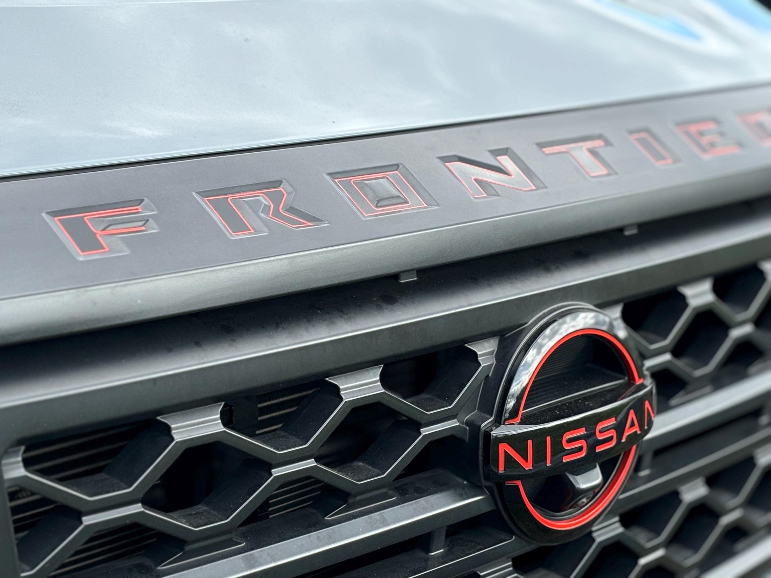 Two Color Decals Premium 2 Color Decal for 2022-2024 Nissan Frontier Grille W/free ...