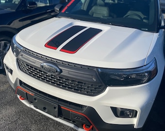 Hood Graphics by LUDesignsNY for 2020-2024 Ford Explorer ST Timberline XLT Platinum King Ranch ST Line Limited