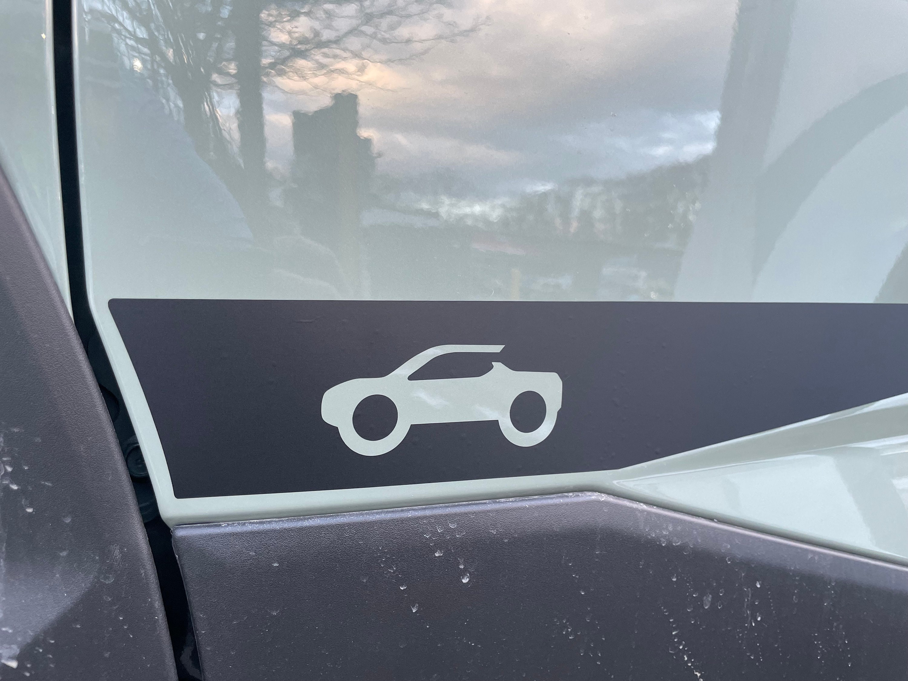 Premium Rocker Stripe for 2022-25 Hyundai Santa Cruz Graphic Sticker Car Version
