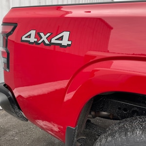 Premium 4x4 Decals for 2022-25 Nissan Frontier w/ FREE LIFETIME REPLACEMENT (sold as a set of 2) Installation Video and Squeegee Included!