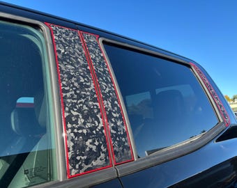 Sticker Stealth Pillar Post-sticker door LUDesignsNY Op maat gemaakt en op maat gemaakt voor een 23-26 GMC Canyon en Chevrolet Colorado