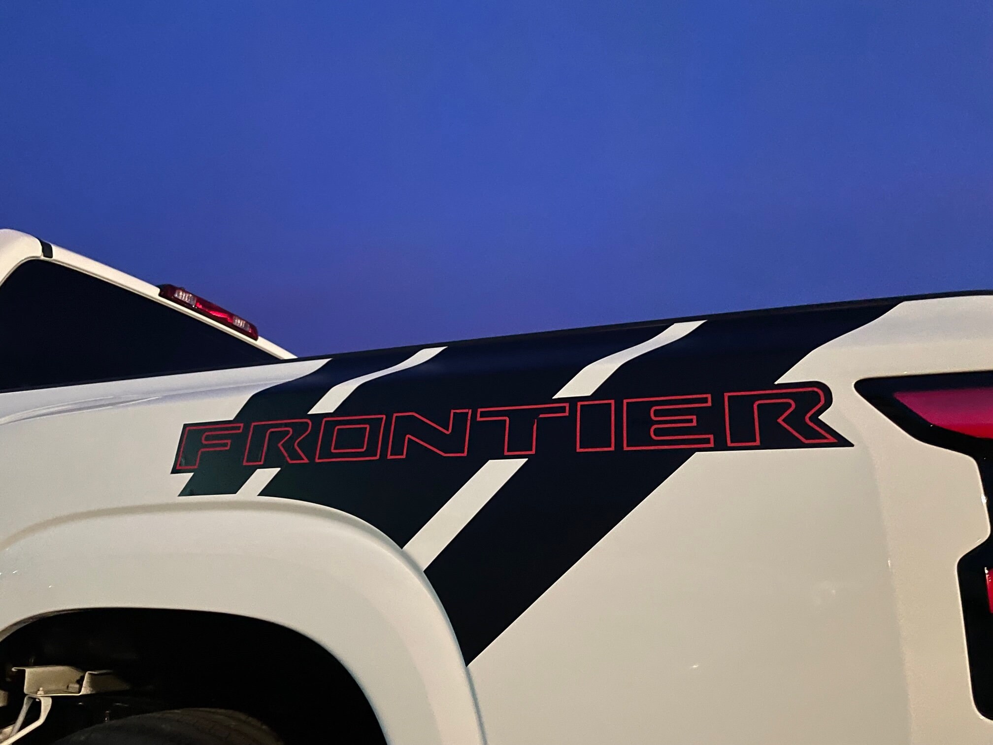 Premium 2 Color Decal for 2022 Nissan Frontier Rear Tailgate w /FREE