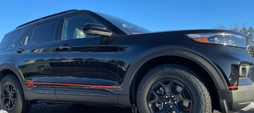 Graphics for 2020-2023 Ford Explorer Timberline Stripe Sticker Decal