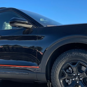 Side Stripe Graphics by LUDesignNY Custom Created & Sized to fit on a 2020-2025 Ford Explorer Timberline Installation Video Premium Material