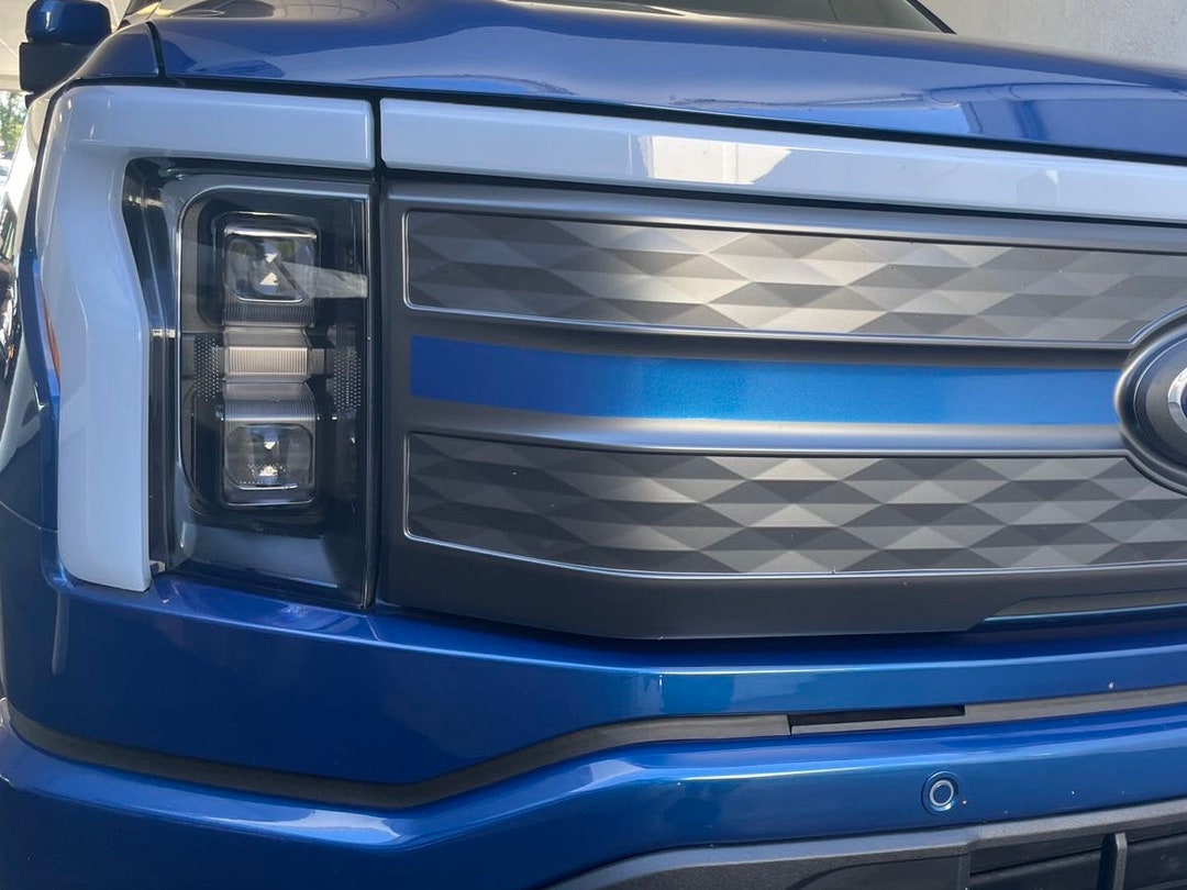 Premium Decal for 20222023 Ford F150 Lightning Grille Vinyl, Graphic