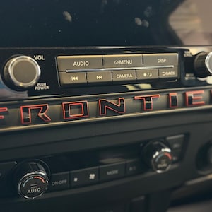 Premium Interior Graphic compatible with the 2025 Nissan Frontier Pro-4X and Pro-X Models.  Installation Video Included. Extra Set Included!
