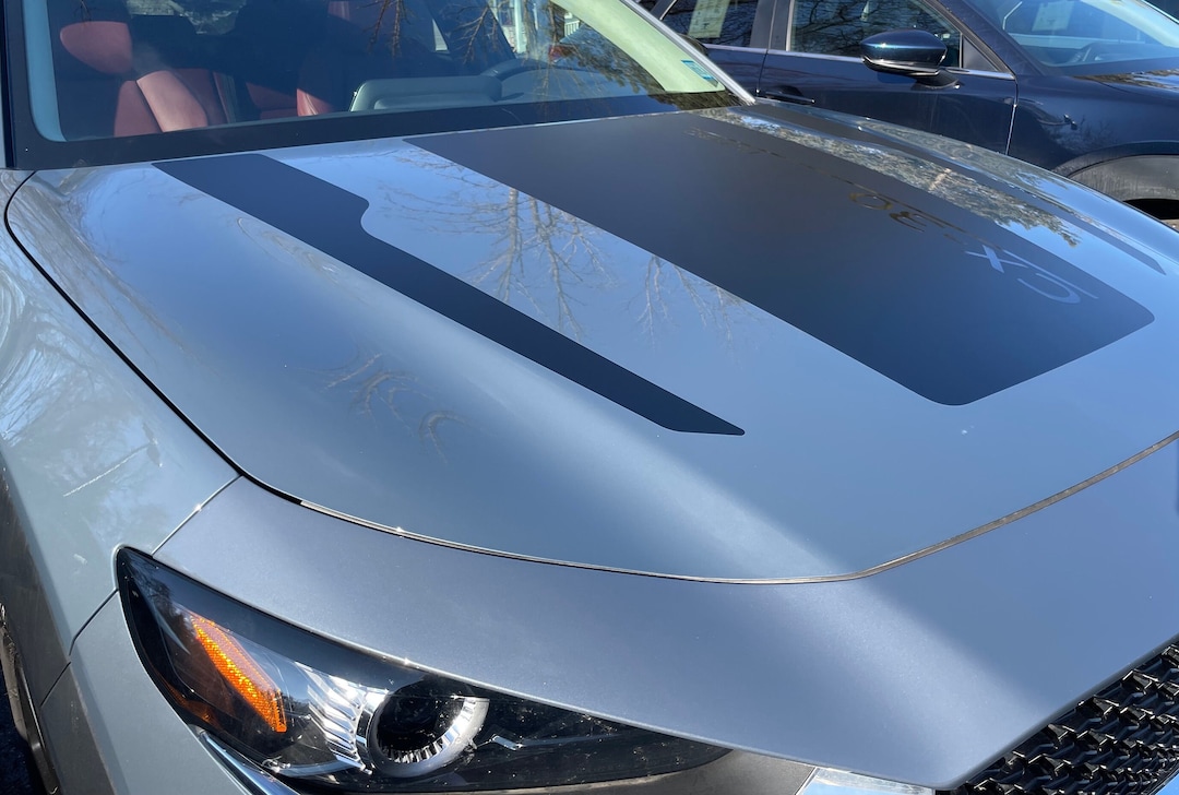 Premium Hood Stripes Compatible With the 2020-2024 Mazda CX-30