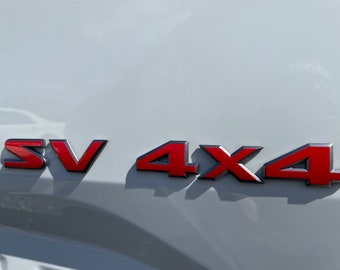 Premium Decal for 2022-2025 Nissan Frontier Tailgate 4x4 w/ FREE LIFETIME REPLACEMENT sticker, graphic overlay
