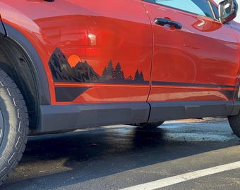 Mountain Camping-afbeelding van LUDesignsNY compatibel met het Honda-paspoort uit 2026. Installatievideo inbegrepen! Premium materiaal!