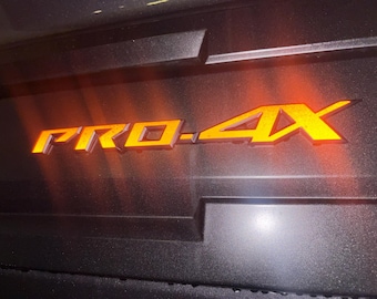 Reflecterende sticker voor Nissan Frontier-achterklep 2022-2026, Pro-X en Pro-4X met GRATIS LEVENSLANGE VERVANGING Installatievideo inbegrepen!