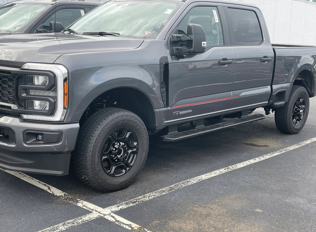 G8 Rocker Stripes Rocker Stripe Decals by Ludesignsny for a 2023, 2024 Ford Super Duty ...