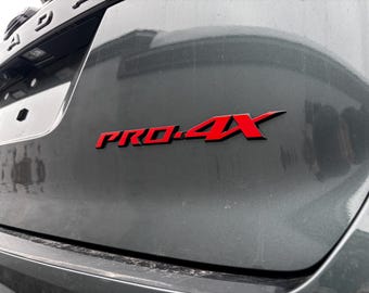 Pro-4X-sticker voor Nissan Armada-achterklep 2024-26 met GRATIS LEVENSLANGE VERVANGING, installatievideo inbegrepen!