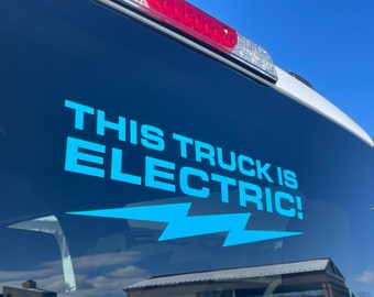 Premium Decal for Electric Vehicle including the 2022-2026 Ford F-150 Lightning Grille Vinyl, Graphic, Sticker, Accent, Front